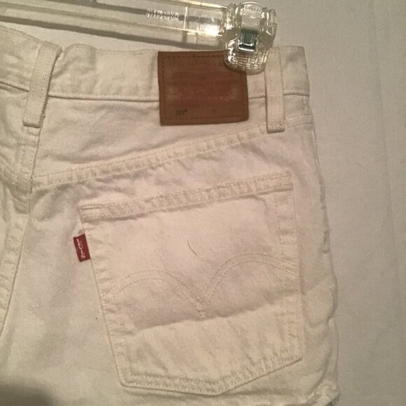 Levi's 501 Denim Cutoff Shorts Size 27 - Picture 6 of 11